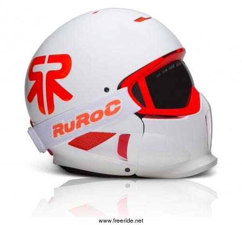 Ruroc RG-1 Nova Arctic White / Nova Orange