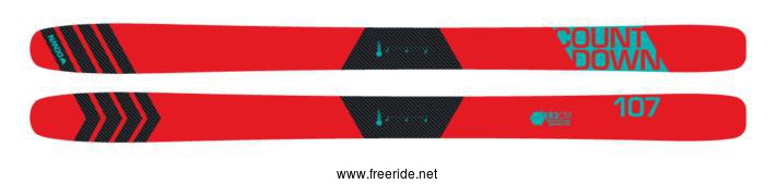 Down Skis CountDown 107