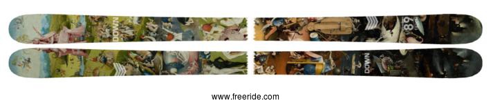 Down Skis ThrowDown 89