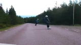 Longboard i Orsa grönklitt