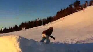 Tidig åkning i Orsa Grönklitt