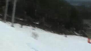 regn, slask och många krasher