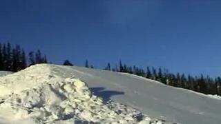Fet Telemark-jibbing.