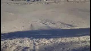 Första försöket på double frontflip