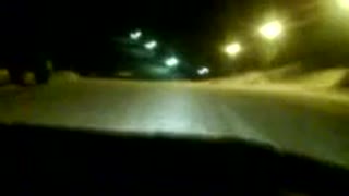 Car driving in Grönklitt