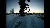 GoPro HD test. Snowmoto åkning