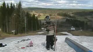 Darth Vaders ski lesson nr1