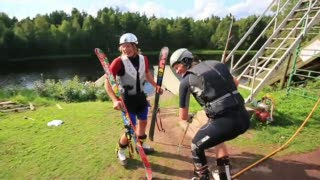 Julius och Björns ljuvliga kväll på Snowcamp
