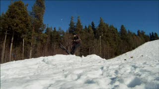 Första tailwhip på snowscoot!
