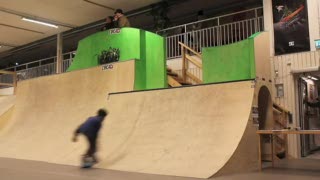 Andra försöket på backflip