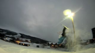 Sammy Andersson has fun in ÅRE