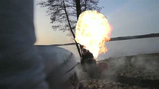 Vattenäventyr Julkort (Time freeze)