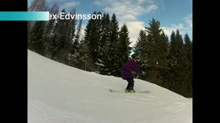 David och Alex i Valfjället