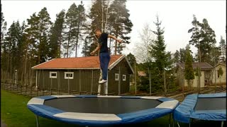 Double leg and moon-kick fail!