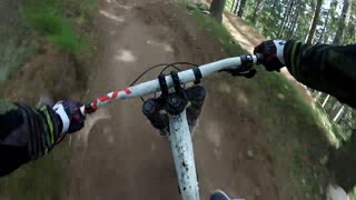 Mountainbike krasch i Järvsö