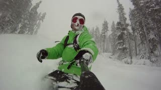 POV Powder face shots