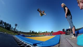 Warmup med NYA FreeskiGymnaiset i Sandviken