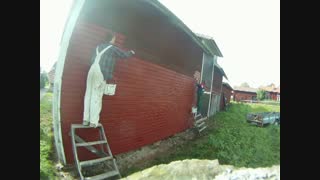 Timelapse - Måla ladan