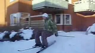 nära lyckad backflip