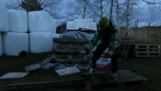 Testar nya railen...