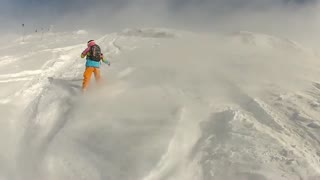 GoPro: Blizzard French Alps. Alpe d´Huez 2012-12-08