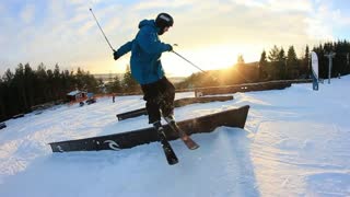 Skidåkning i Wuhamn - Glöwez