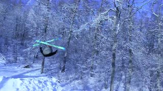 Erik Westerberg försöker Sw dub 10 i ett mini-hopp