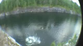 Klipphoppning i Strå