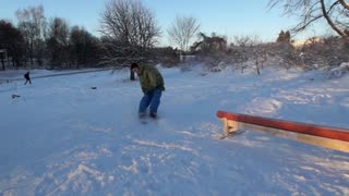 Railsession med kompisar!