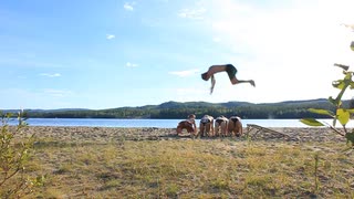 Trampett in thAa water!