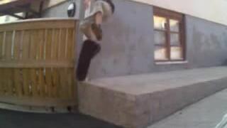 Fs Flip Ledge ramped slo-mo test, fisheye