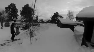 Ramundberget black and white.