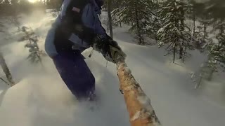 Snowpowboarding Kopparnäs