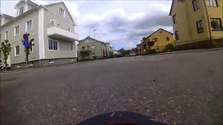 Lite Longboard åkning