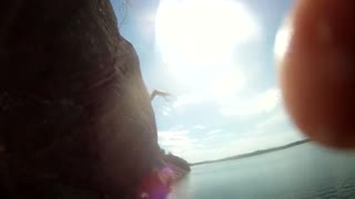 vatten, sol, berg och vänner