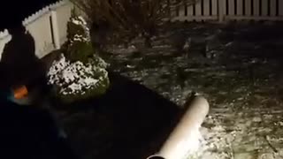 Lördags träning hemma...:) åkare William Mathisen...