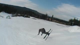 Tobias Sellfors frontflip to frontflip slam