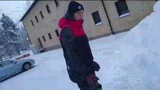 Klas bestiger en topp som Mr Kropp