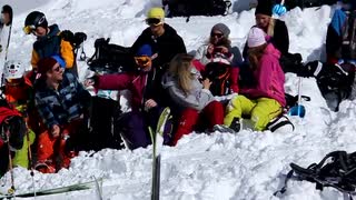 Kicker session in Flégère, Chamonix