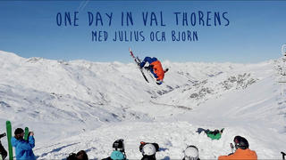 Julius och Björn - One day in Val Thorens