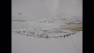 Adam 10 & Valle 11 år i Riksgränsen 2015