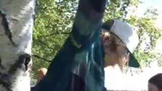 Sideflip typ äh Slackline