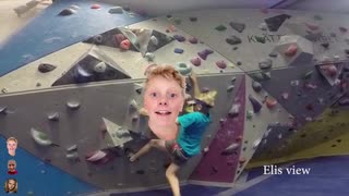 3dr person  climbing