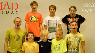 Skola, parkour träning och klättring