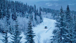 Åre från helikopter vy