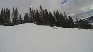 Bakedbadgers åker skidor i flock