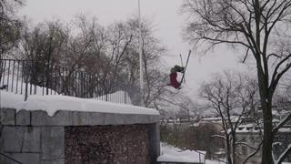 Big mountain skiing i Stockholm