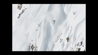 Skier Outruns Massive Avalanche