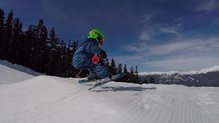 2 1/2 Years-Old Kasper Treadway Skiing