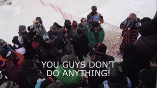 Åkarna Utskällda av organisationen på VM